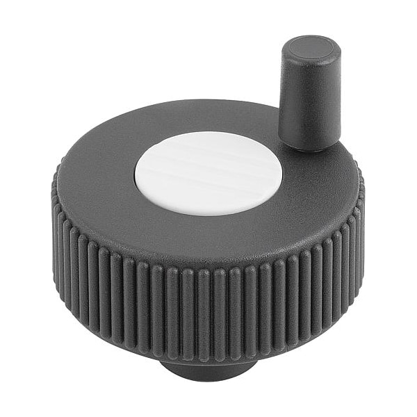 Kipp Knurled Wheels, Style M, with cross hole and grub screw, inch K0262.11CM5 - main